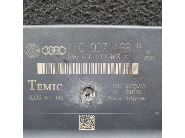 Блок управления 4F0907468B, 4F0910468A   Audi A6 S6 C6 4F