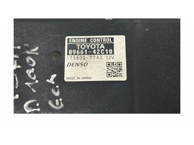 Блок управления двигателя 8966142C10, 1758007743   Toyota RAV 4 (XA30)