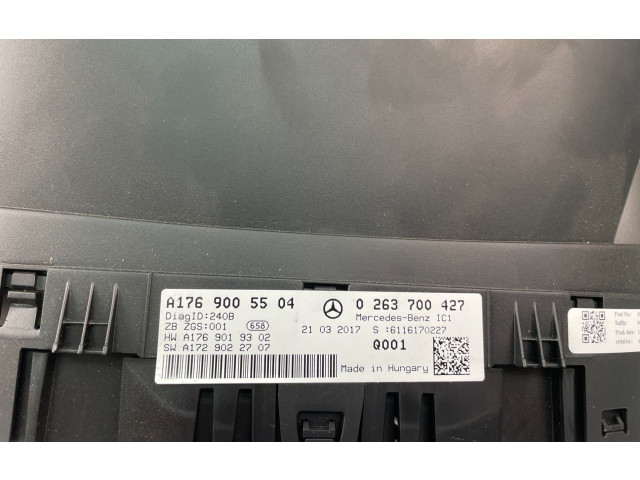 Přístrojová deska  Mercedes-Benz A W176 2014 A1769005504, 0263700427  