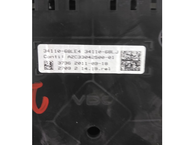 Přístrojová deska  Suzuki Swift 2012 34110-68LE4, 34110-68LE4  