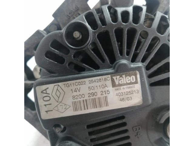 Генератор 8200290215, ALTERNADOR   Renault Megane II 1.9     