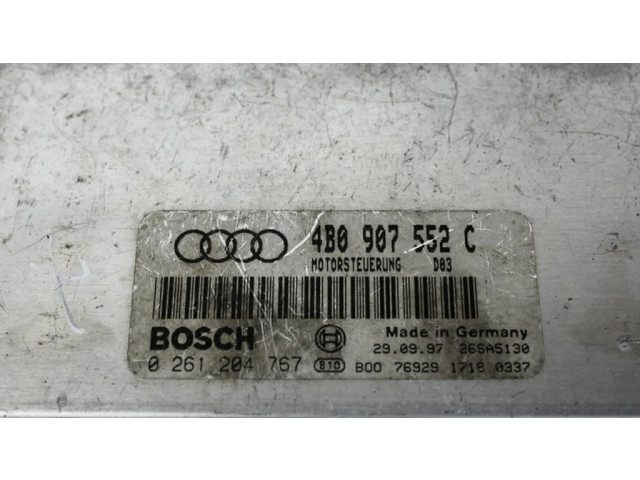 Блок управления двигателя 4B0907552C   Audi A4 S4 B5 8D