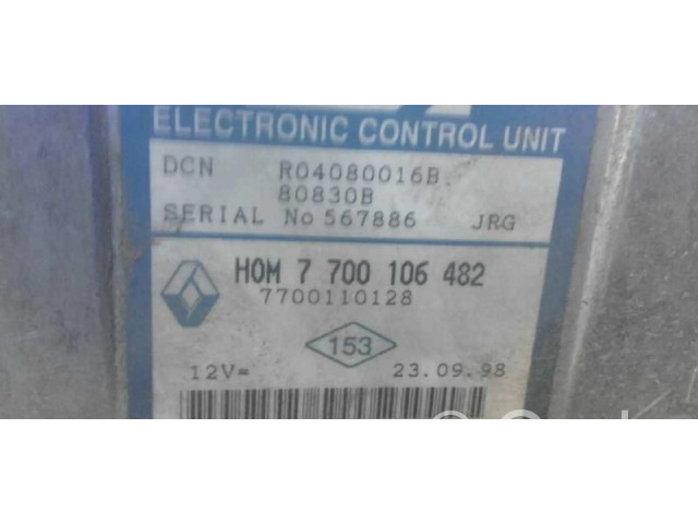 Řídící jednotka H0M7700106482, 7700110128   Renault Trafic I 