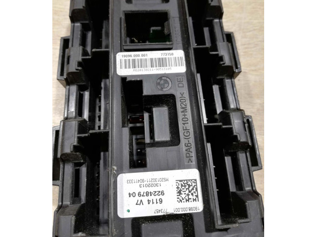   Pojistková skříňka 9224879, 773150   BMW 1 F20 F21 2011