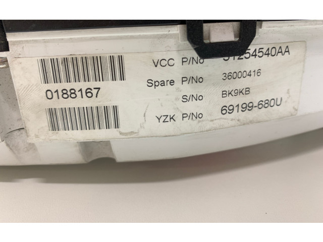 Přístrojová deska  Volvo S80 2008 31254540AA, 36000416  