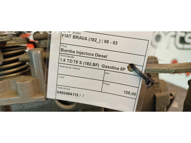 Vstřikovací čerpadlo 0460484112   Fiat Bravo - Brava  pro benzínový motor 1.9  