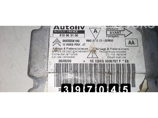 Блок подушек безопасности 610963100   Citroen C5