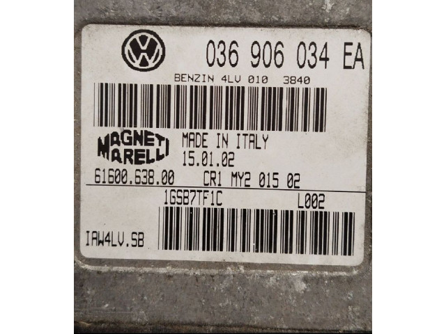 Комплект блоков управления 036906034EA   Volkswagen Lupo