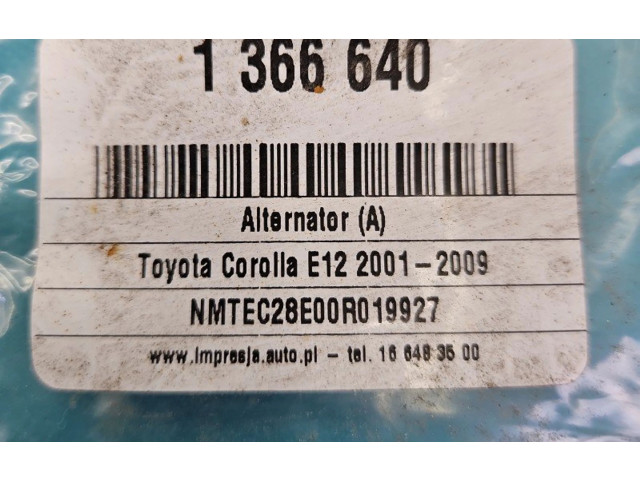 Генератор 27060-33071, IMPRK1366640    Toyota Corolla E120 E130