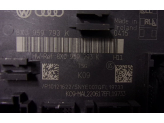 Блок комфорта 8X0959793HZ00, 8X0959793K   Audi A1   