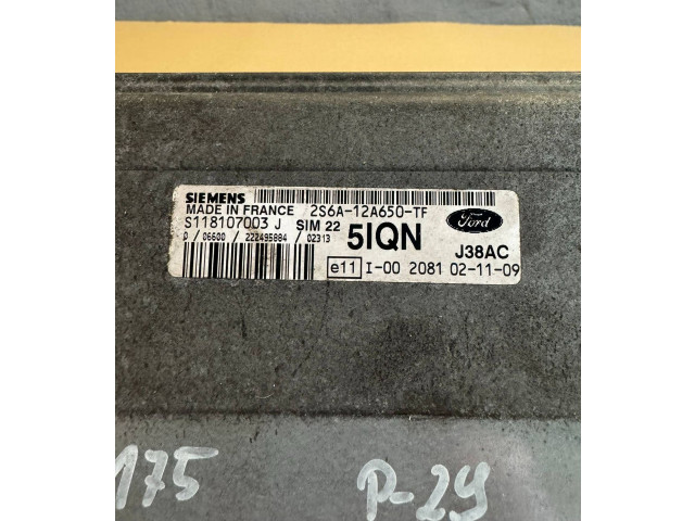 Блок управления двигателя 2S6A12A650TF, S118107003J   Ford Fusion