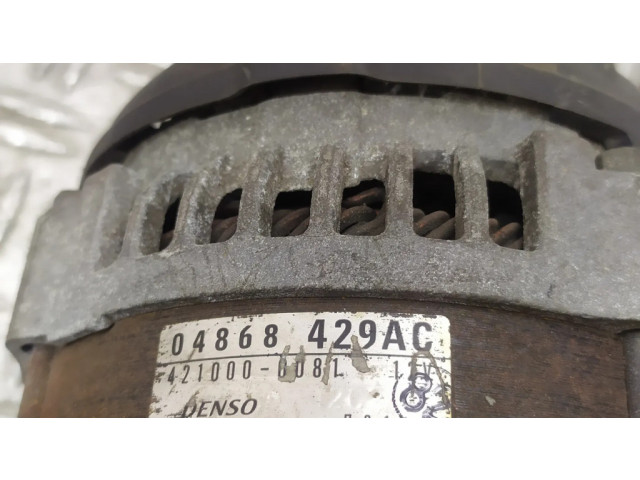 Генератор 04868429AC, 421000008L   Chrysler Voyager 2.5     