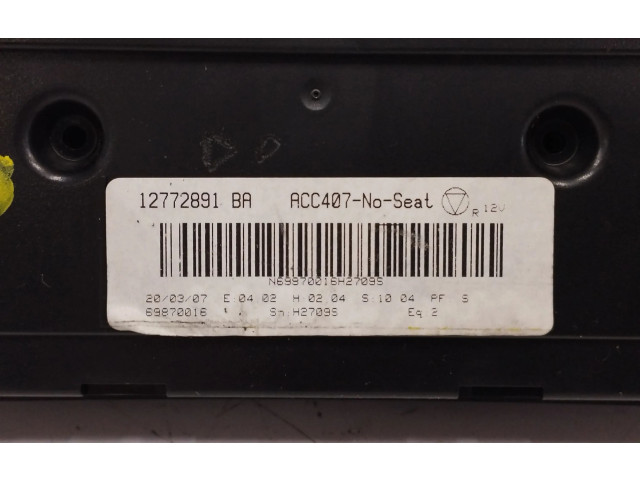 Блок управления климат-контролем 12772891   Saab 9-3 Ver2