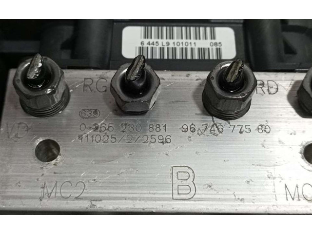Jednotka ABS 9674677580, 0265230881   Peugeot 5008 2009