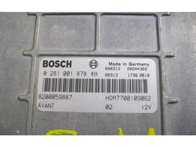 Другие блоки управления / модули 8200059887, 0281001878   Renault Clio II