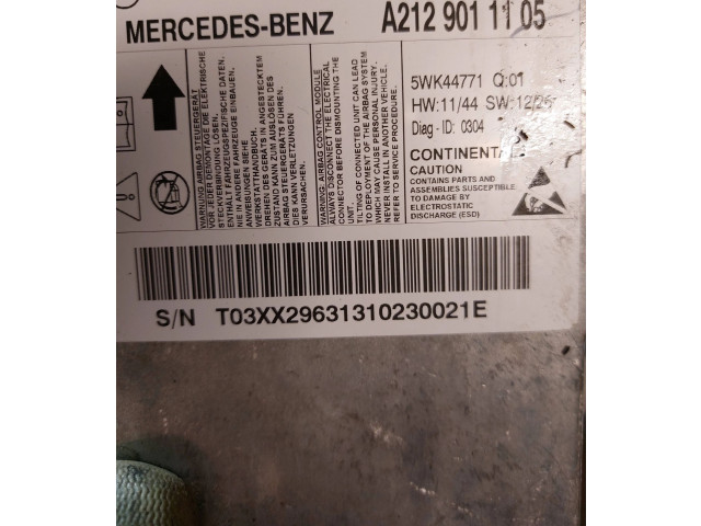 Блок подушек безопасности 5WK44771, A2129011105   Mercedes-Benz E W212