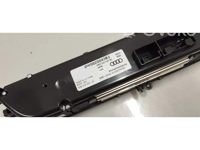 Блок управления климат-контролем 8w0820043bj   Audi A4 S4 B9 8W