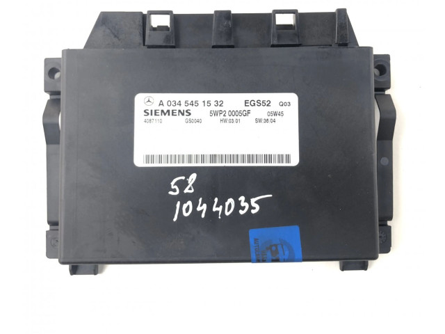Блок управления коробкой передач A0355453932, A0345451532   Mercedes-Benz CLS C219
