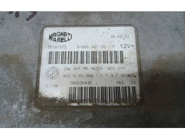 Řídící jednotka 55187372, 6160062705   Fiat Seicento/600 2001