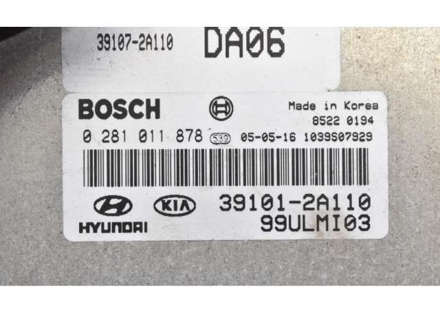 Řídící jednotka 39101-2A110, 39101-2A110   KIA Cerato 2006