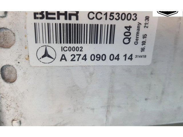 Интеркулер  A2740900414, A2740900414   Mercedes-Benz C W205 