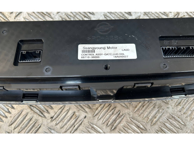 Блок управления климат-контролем 6871036000   SsangYong Rexton
