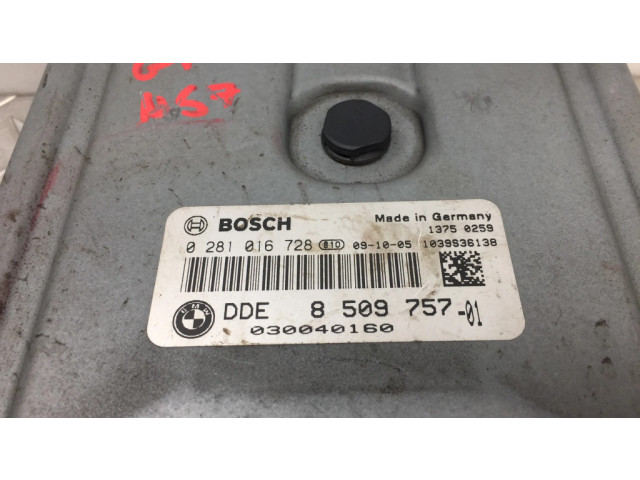 Řídící jednotka 8509757, 0281016728   BMW 5 GT F07 2013