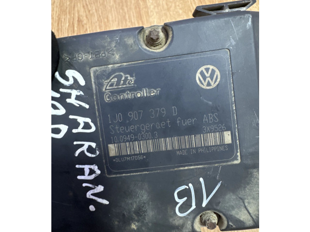 Блок АБС 1J0907379D, 10094903003   Volkswagen  Sharan  1996 - 2000 года