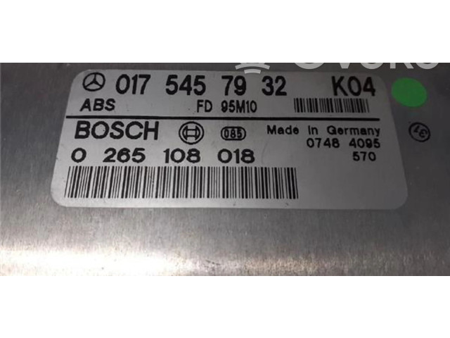 Блок управления АБС 0175457932, 0265108018   Mercedes-Benz C W202