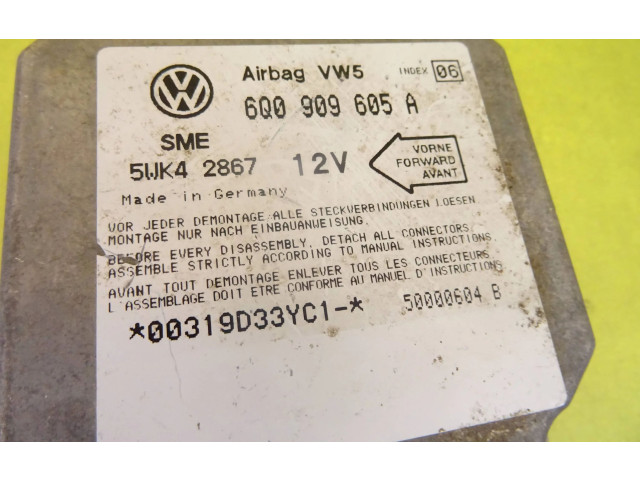 Řídící jednotka 6Q0909605A   Volkswagen New Beetle 2001