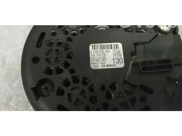 Генератор 13587307, 0126312002   Vauxhall Astra K      