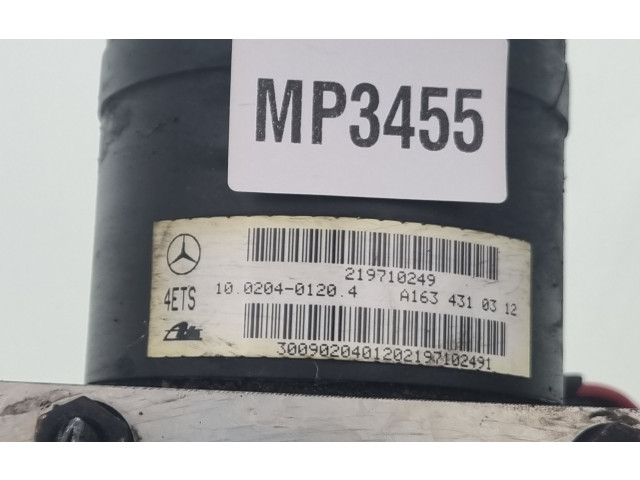 Jednotka ABS A1634310312   Mercedes-Benz ML W163 2001