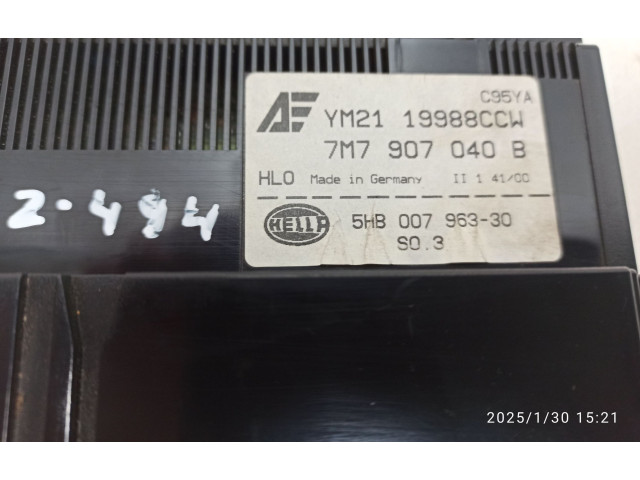 Блок управления климат-контролем 7M7907040B   Seat Alhambra (Mk1)