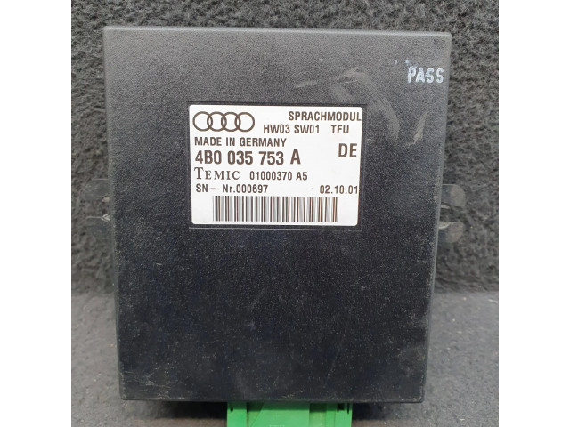 Блок управления 4B0035753A   Audi A6 S6 C5 4B