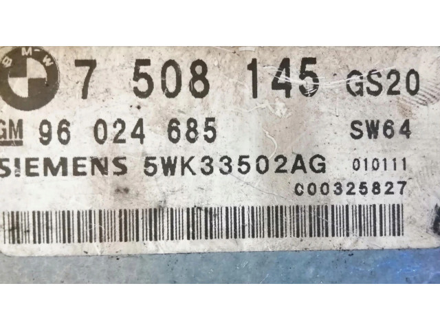 Pojistková skříňka Комплект зажигания 7508145   BMW 5 E12 1997