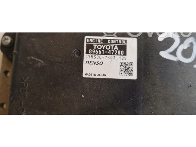 Řídící jednotka 89661-47280, 89661-47280 275300-7393   Toyota Prius (XW10) 2000