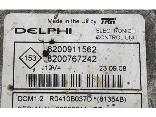 Блок управления двигателем ECU 8200911562   Renault  Kangoo I  1997 - 2003 года