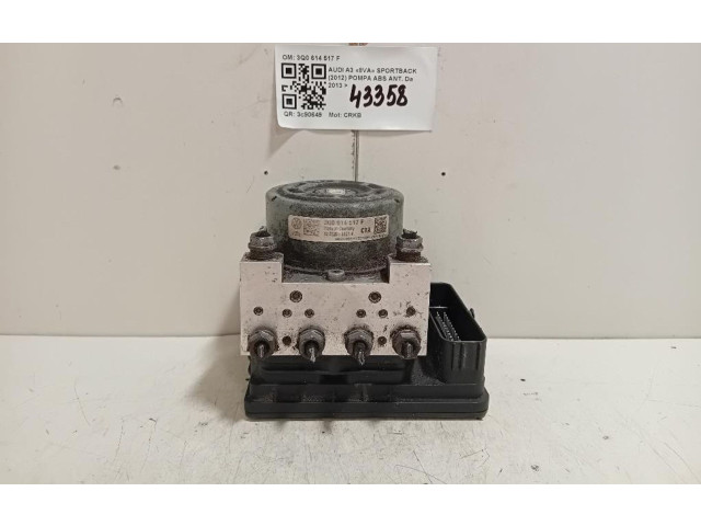 Блок управления АБС 3Q0614517F, 3Q0614517F   Audi A3 S3 8V