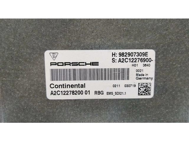 Комплект блоков управления 982907309E   Porsche Boxster 982