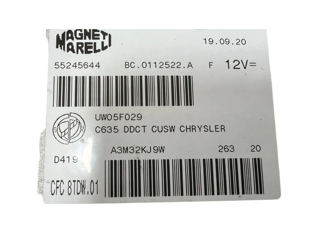 Блок управления коробкой передач 55245644, UW05F029   Jeep Renegade