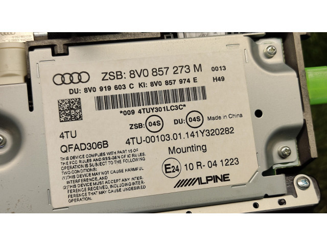 Дисплей    8V0857273M, 8V0857974E   Audi A3 S3 8V