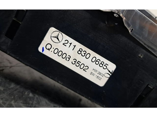 Блок управления климат-контролем 2118300685, A2118300685   Mercedes-Benz E W211