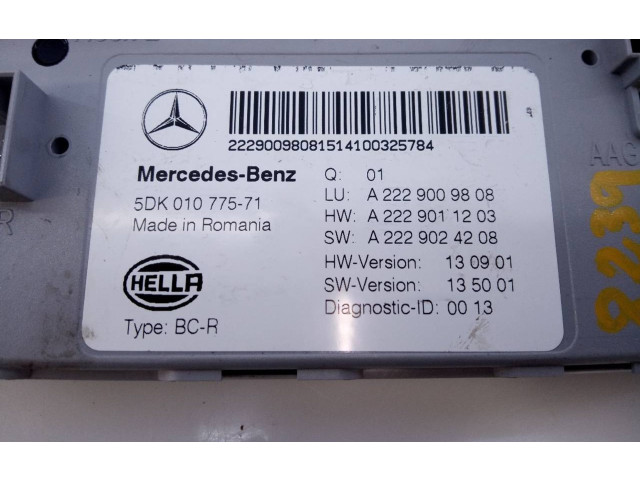 Блок управления A2229009808, A229011203   Mercedes-Benz C W205