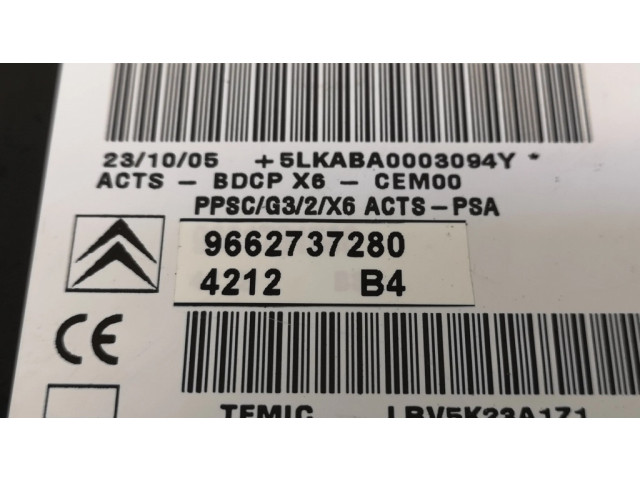 Блок подушек безопасности 9662737280   Citroen C6