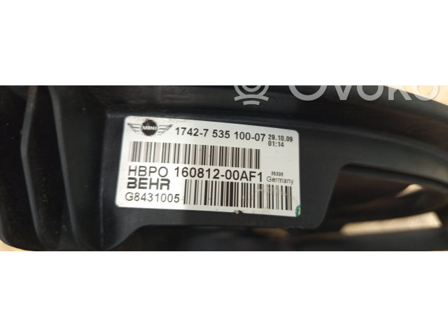 Вентилятор радиатора     7535100, 17427535100    Mini One - Cooper Coupe R56 