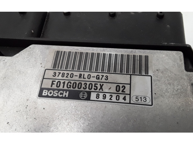 Блок управления двигателя 0281015744, 37820RL0G73   Honda Accord