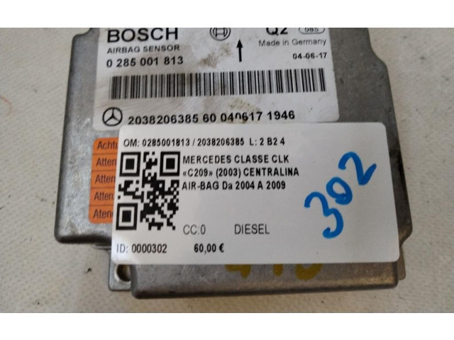 Блок подушек безопасности    Mercedes-Benz CLK A209 C209