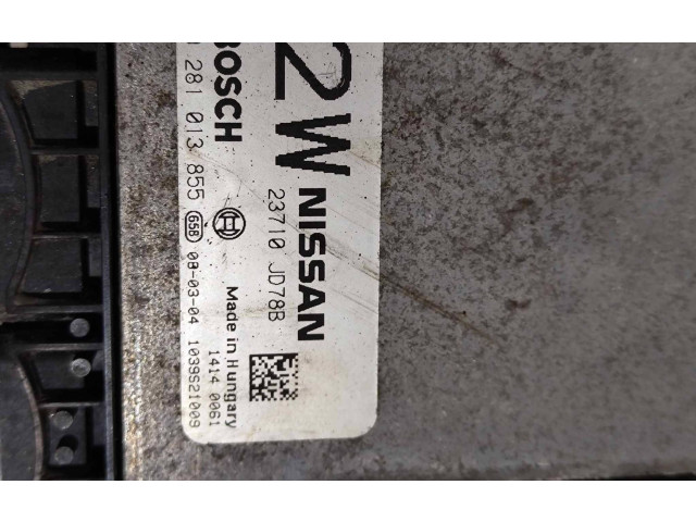 Řídící jednotka 23710JD78B, 1039S21009   Nissan Qashqai 2008
