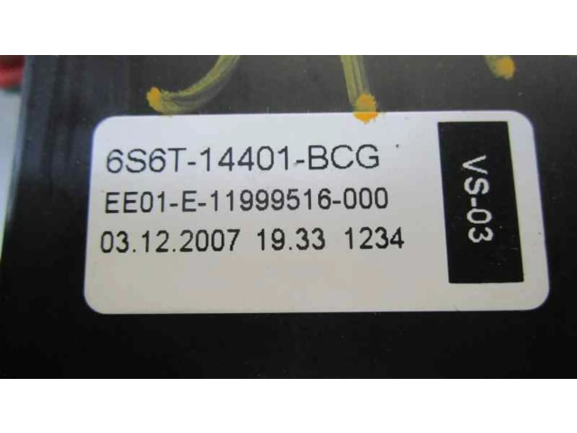 Pojistková skříňka Řídící jednotka BSM 6S6T14401BCG, EE01E11998516000   Ford Fiesta 2007