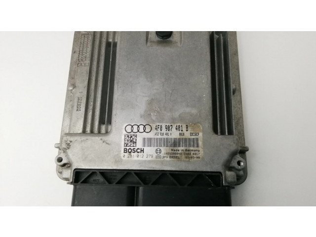 Блок управления двигателя 4F0907401B, 0281012279   Audi A6 S6 C6 4F